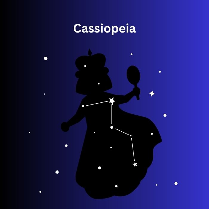 Illustration of Cassiopeia Constellation