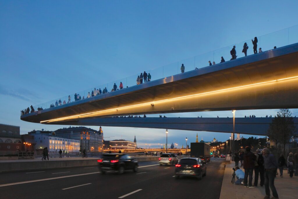 night walk in moscow