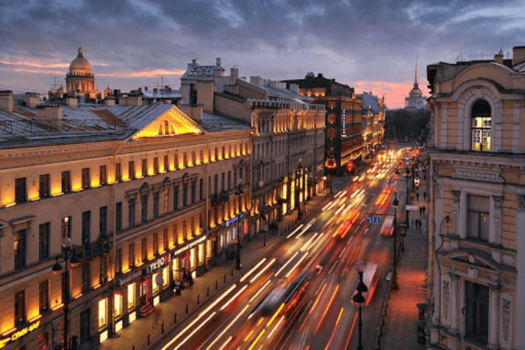 White Nights in St. Petersburg - Nevsky Prospekt